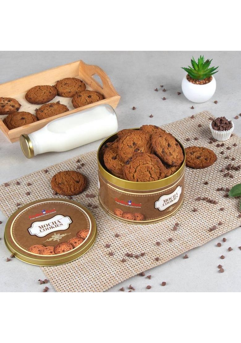 Cookieman Mocha Cookies | Gift Pack In Tin Box Biscuit (300 G)