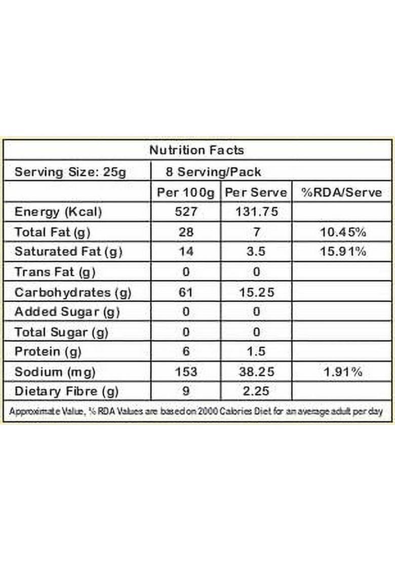 De Best Sugar Free Oats & Almonds Cookies, Premium Handmade, Tasty Crunchy, Eggless Cookies Biscuit (2 X 200 G)