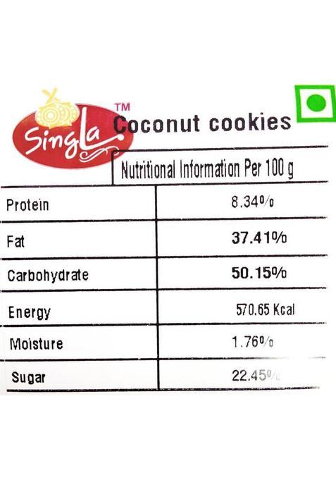 Singla Best Quality Butter Coconut Cookies Biscuits 350Gm Biscuit (350 G)