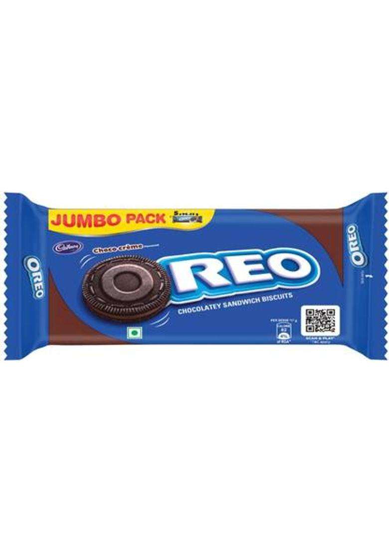 Cadbury Oreo Chocolate Flavour Cr Me Sandwich Cookies Biscuit (459.25 G) - Indya