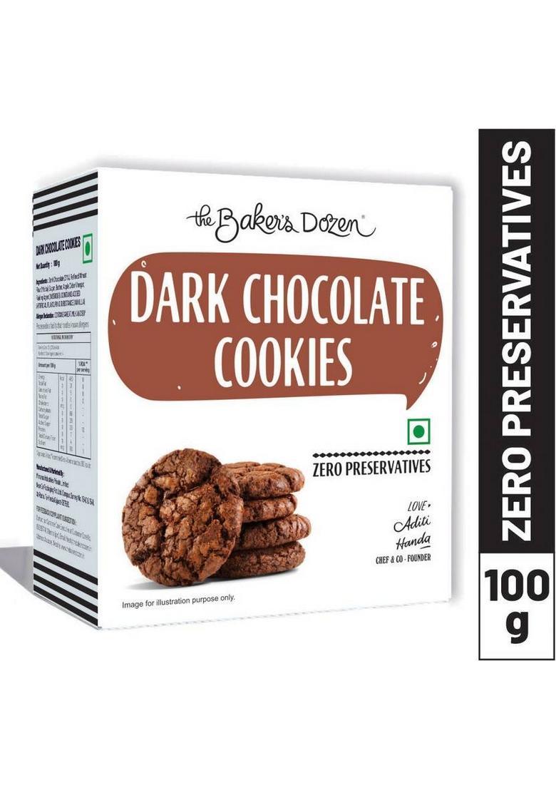 The Baker'S Dozen Dark Chocolate Cookies | 31% No Palm Oil Biscuit (100 G)