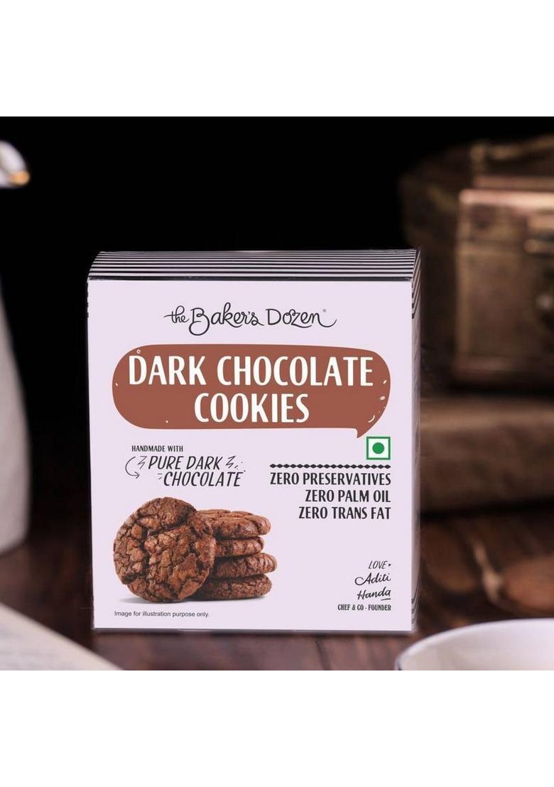 The Baker'S Dozen Dark Chocolate Cookies | 31% No Palm Oil Biscuit (100 G)