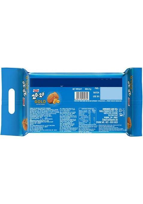 Parle 20-20 Gold Butter Cookies Biscuit (600 G)