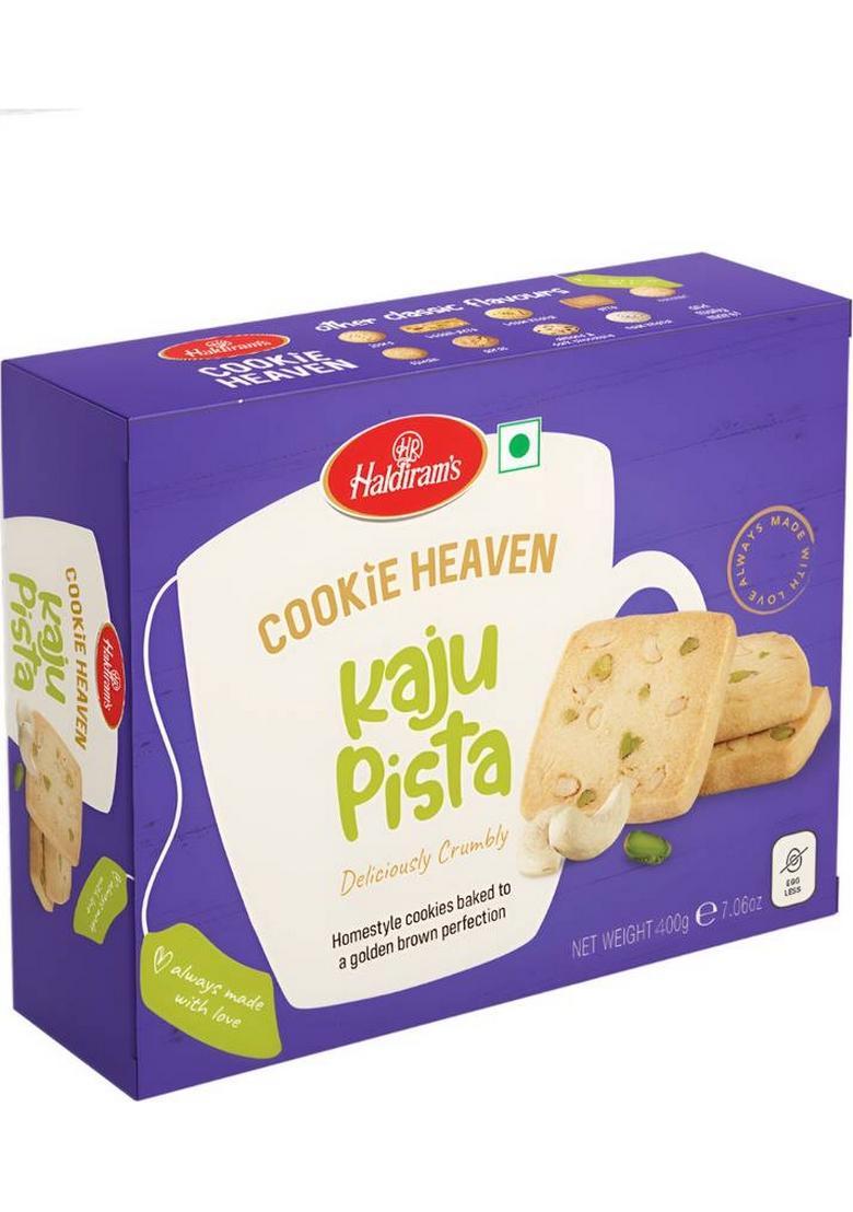 Haldiram'S Kaju Pista Cookie 200G X 2 | Tea Time Snacks Cashew Healthy Cookies Biscuit (2 100 G)