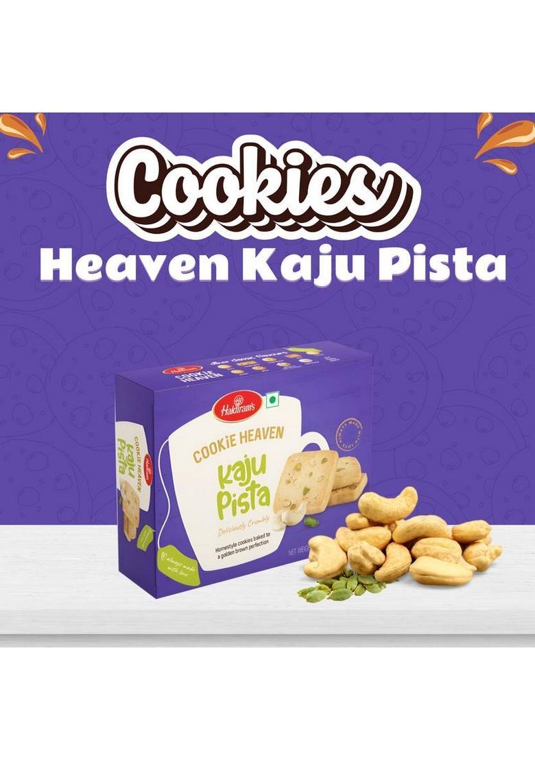 Haldiram'S Kaju Pista Cookie 200G X 2 | Tea Time Snacks Cashew Healthy Cookies Biscuit (2 100 G)