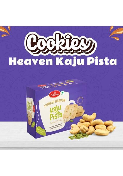 Haldiram'S Kaju Pista Cookie 200G X 2 | Tea Time Snacks Cashew Healthy Cookies Biscuit (2 100 G)