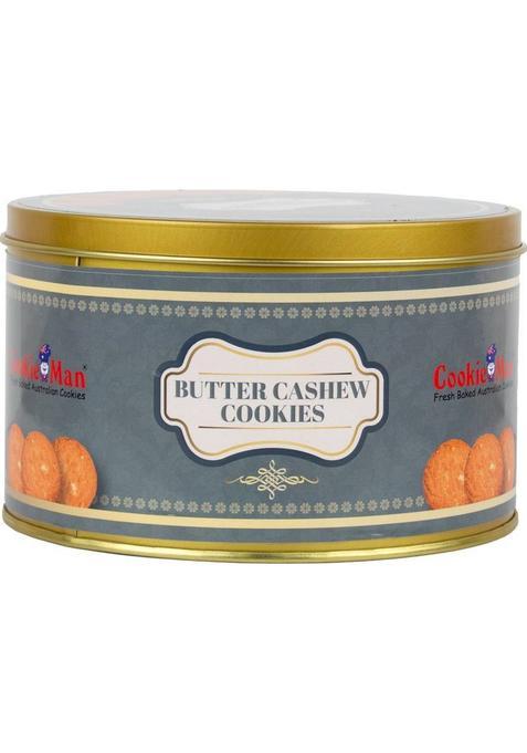 Cookieman Butter Cashew Cookies | Gift Pack In Tin Box Biscuit (300 G)