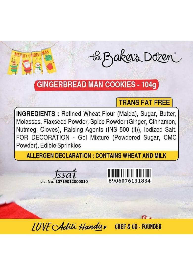 The Baker'S Dozen Christmas Shortbread Cookies Biscuit (204 G)