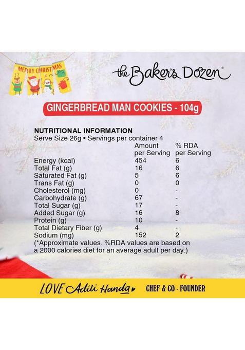 The Baker'S Dozen Christmas Shortbread Cookies Biscuit (204 G)