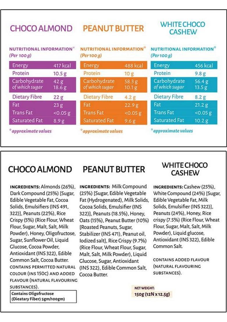 Open Secret Celebration Gift Box: 12 Assorted Nutty Cookies With Chocolate & Dryfruits Biscuit (150 G)