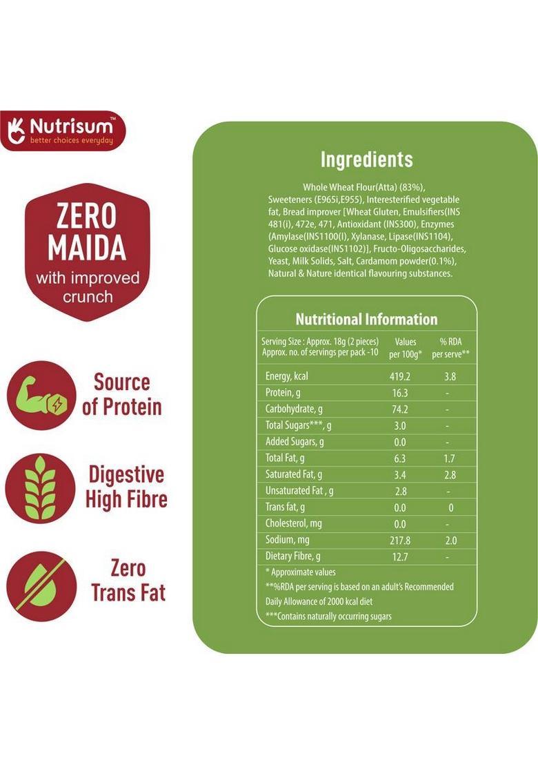 Nutrisum Whole Wheat Rusk