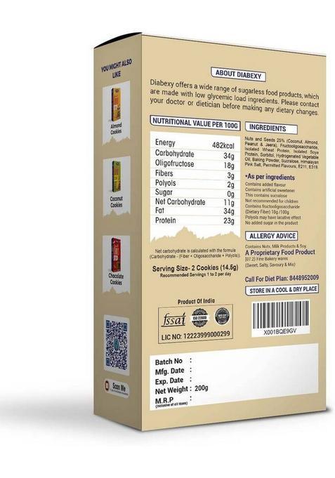 Diabexy Jeera Cookies Sugar Control For Diabetes
