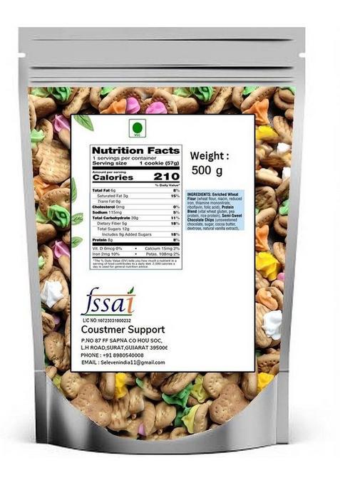 S Eleven Super Market Classic Little Iced Gem Biscuit/Cream Biscuit/Cookies For Kids Cookies Biscuit (500 G)