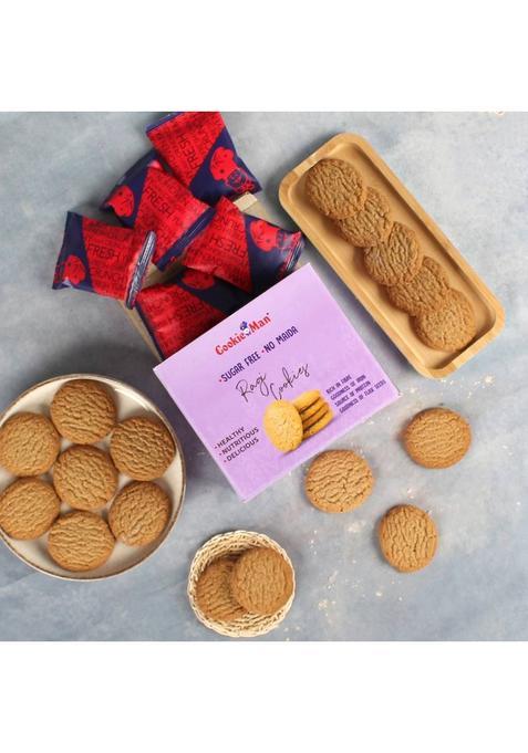 Cookieman Sugar Free Ragi Millet Cookies | Healthy No Maida Atta Biscuits Biscuit (250 G)