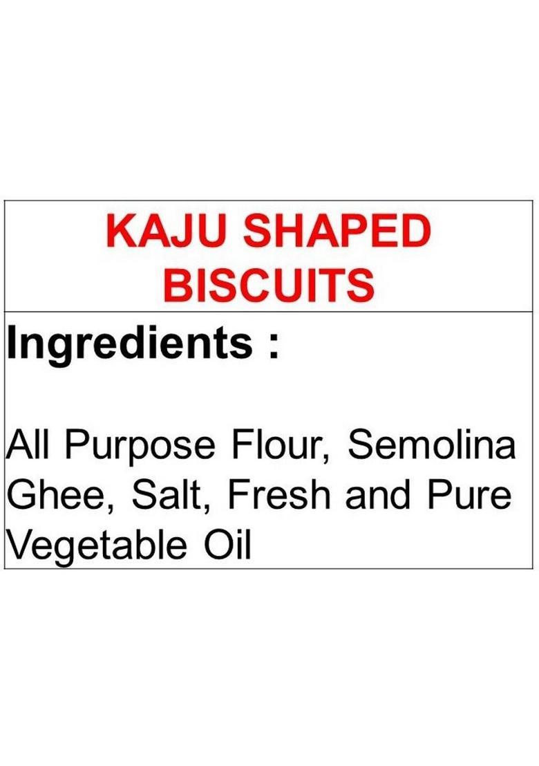 Favoureato Kaju Shaped Biscuits (Kaju / Cashew Nut Biscuits) Bakery Biscuit (500 G)