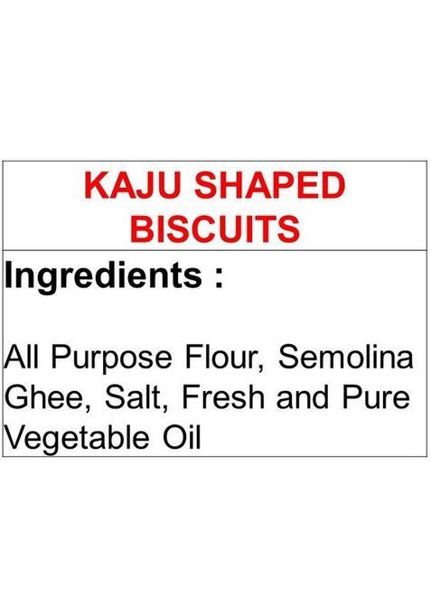 Favoureato Kaju Shaped Biscuits (Kaju / Cashew Nut Biscuits) Bakery Biscuit (500 G)