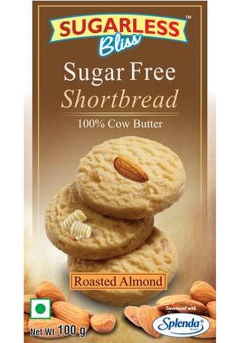 Sugarless Bliss Sugar Free Shortbread Roasted Almonds