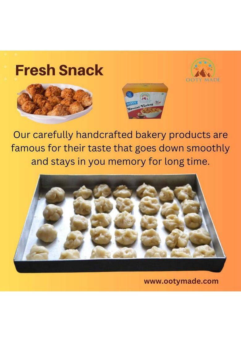 Ooty Made.Com Special Varkey Small 1 Kg Homemade Cookies- Best Tea Time Snack Bakery Biscuit (2 X 500 G)