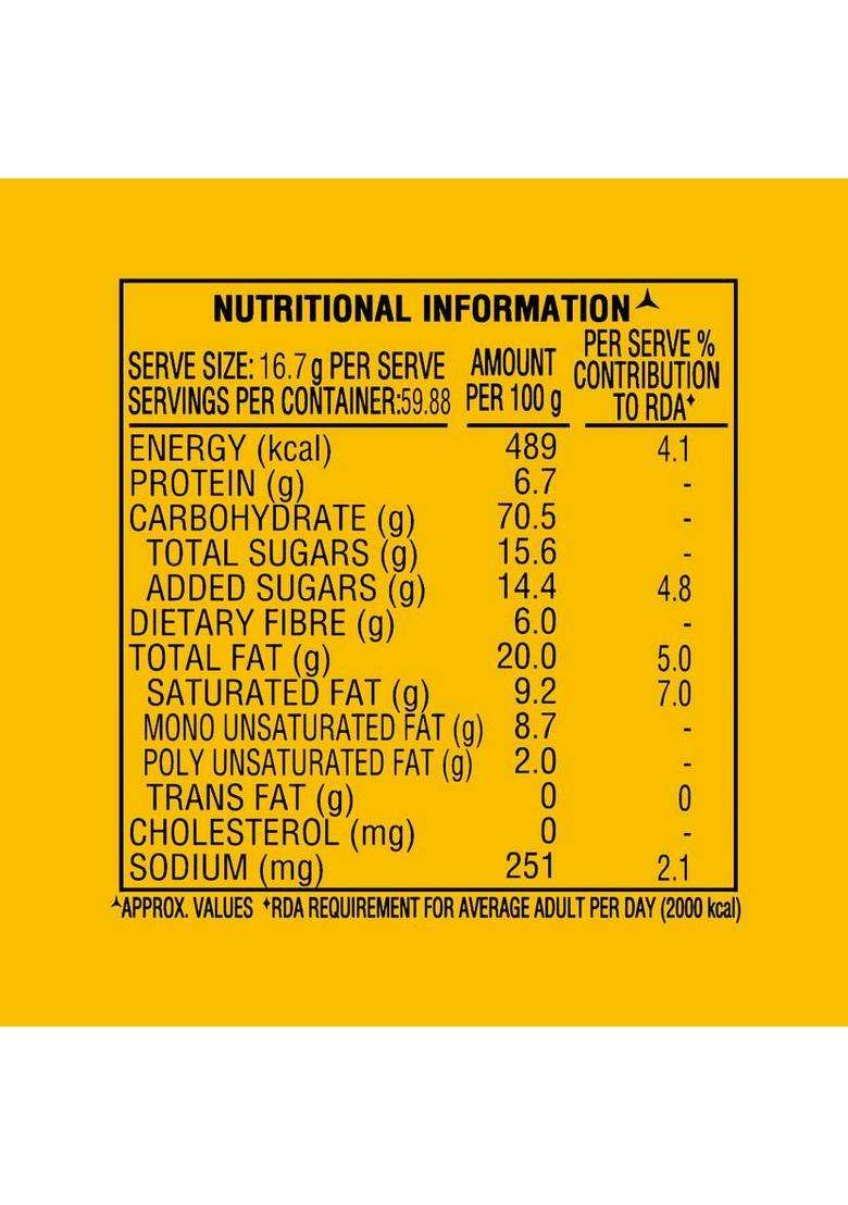 Parle Platina Nutricrunch Digestive Biscuit (10 X 0.1 Kg) - Indya