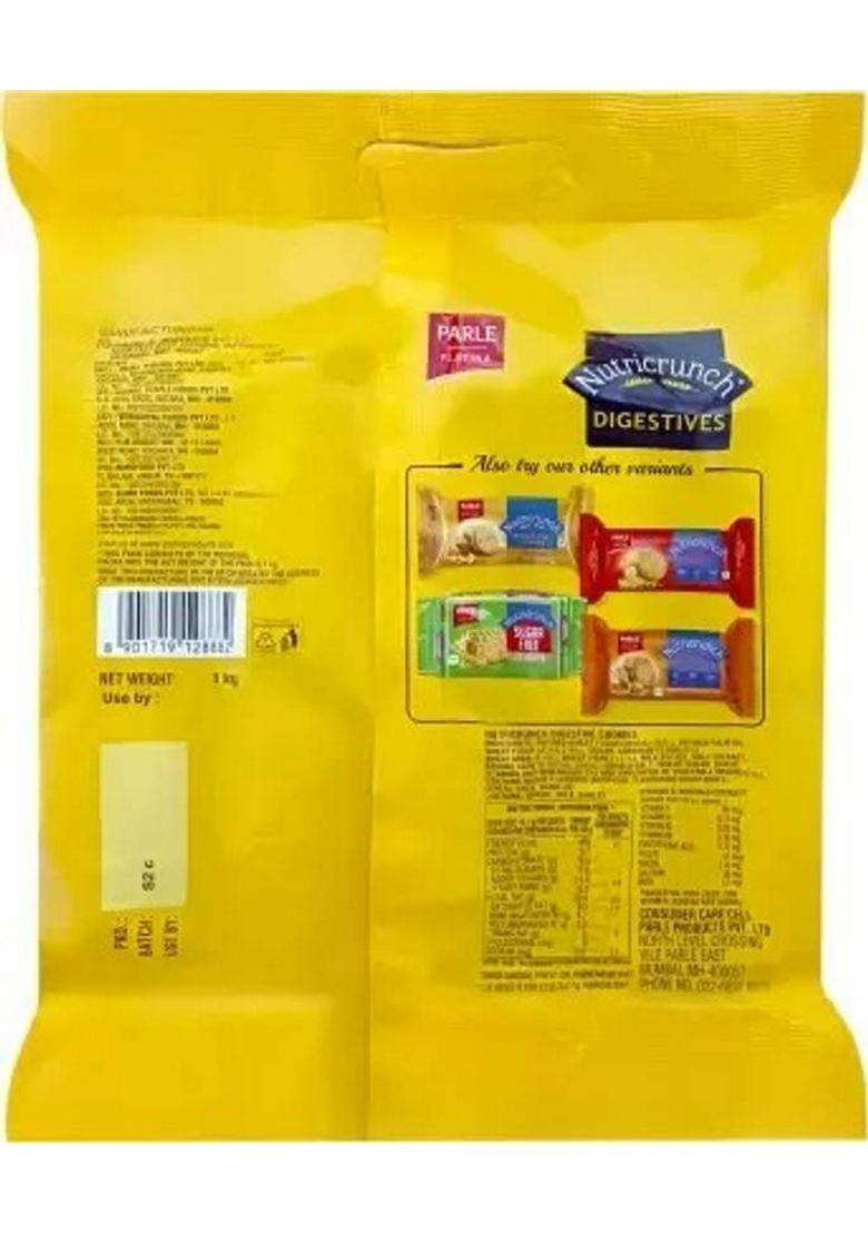 Parle Nutricrunch Classic Digestive Cookies Biscuit (999 G) - Indya