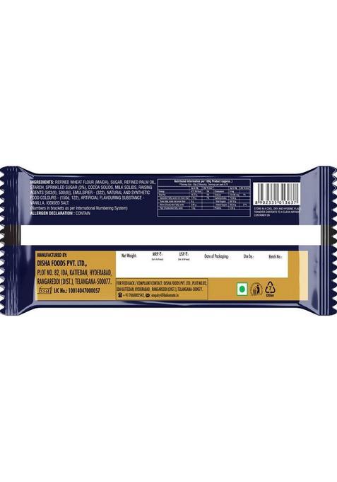 Bakemate Bourbon Chocolate Flavored Cream Filled Biscuits (135G X 7 Pc) Sandwich Biscuit (7 135 G)