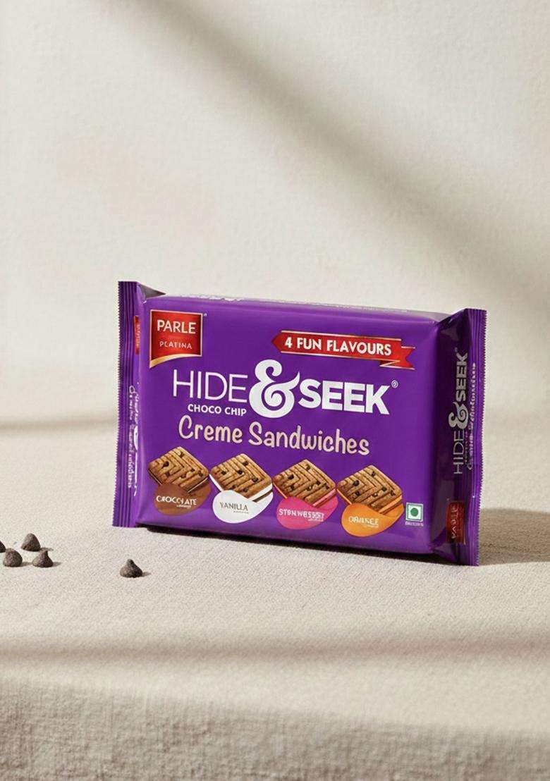 Parle Hide And Seek Sandwich Cream Cracker Biscuit (399.99 G) - Indya