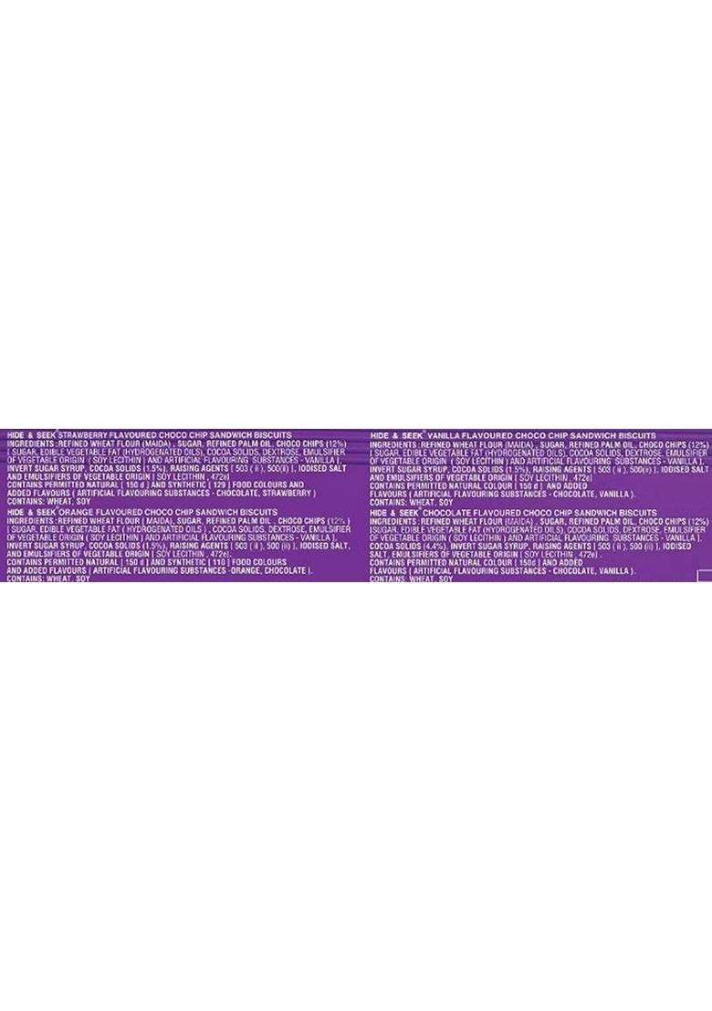 Parle Hide And Seek Sandwich Cream Cracker Biscuit (399.99 G) - Indya