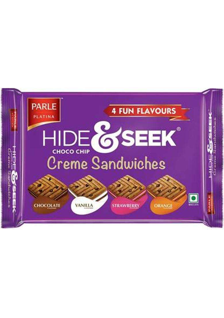 Parle Hide And Seek Sandwich Cream Cracker Biscuit (399.99 G) - Indya