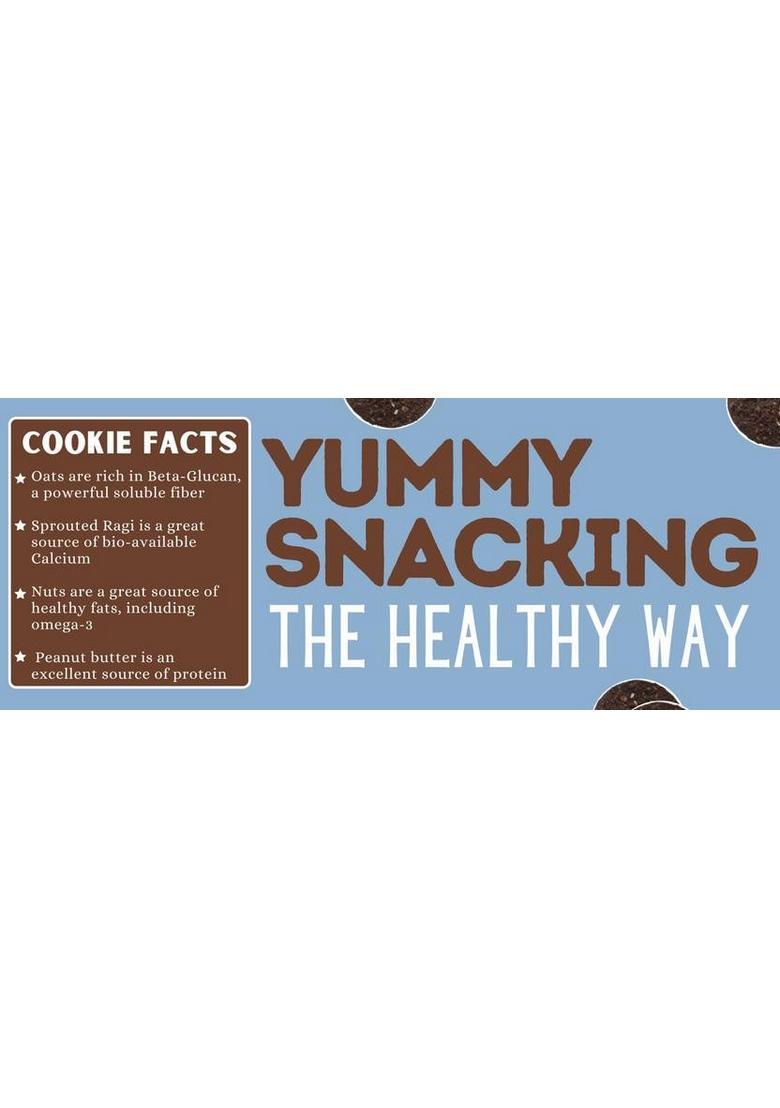Tummyfriendly Foods Ragi Millet Cookies-Oatschocolate. Healthy Biscuits For Kids, Babies & Adults Cookies Biscuit (3 X 75 G)