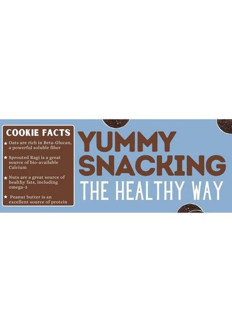 Tummyfriendly Foods Ragi Millet Cookies-Oatschocolate. Healthy Biscuits For Kids, Babies & Adults Cookies Biscuit (3 X 75 G)