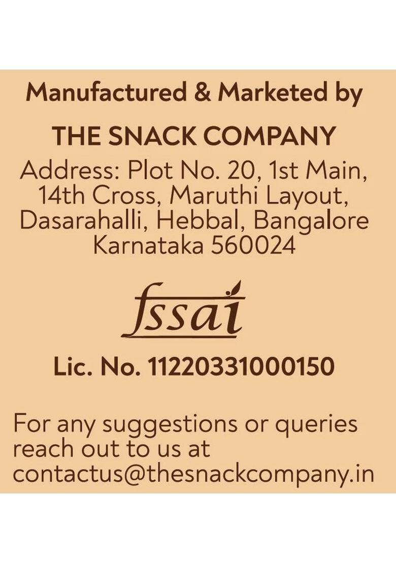 The Snack Company Healthy Oats, Natural Filter Coffee & Cinnamon Cookies I 33% Nuts And Seeds Bakery Biscuit (2 X 210 G)