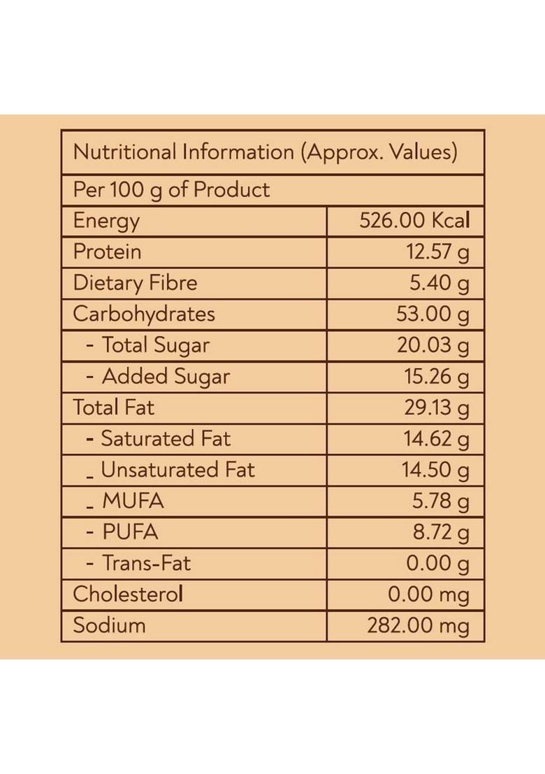 The Snack Company Healthy Oats, Natural Filter Coffee & Cinnamon Cookies I 33% Nuts And Seeds Bakery Biscuit (2 X 210 G)