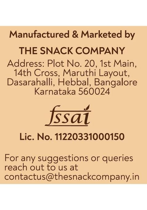 The Snack Company Healthy Oats, Natural Filter Coffee & Cinnamon Cookies I 33% Nuts And Seeds Bakery Biscuit (2 X 210 G)