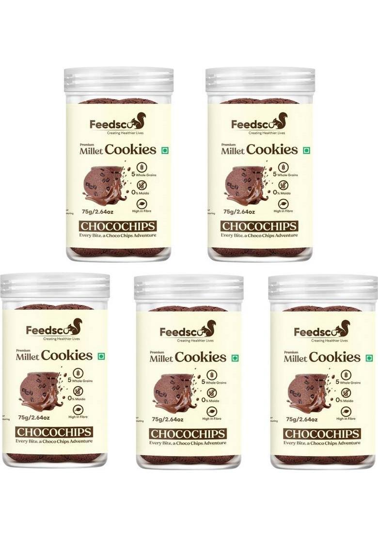 Feedsco Millet Choco Chips Cookies