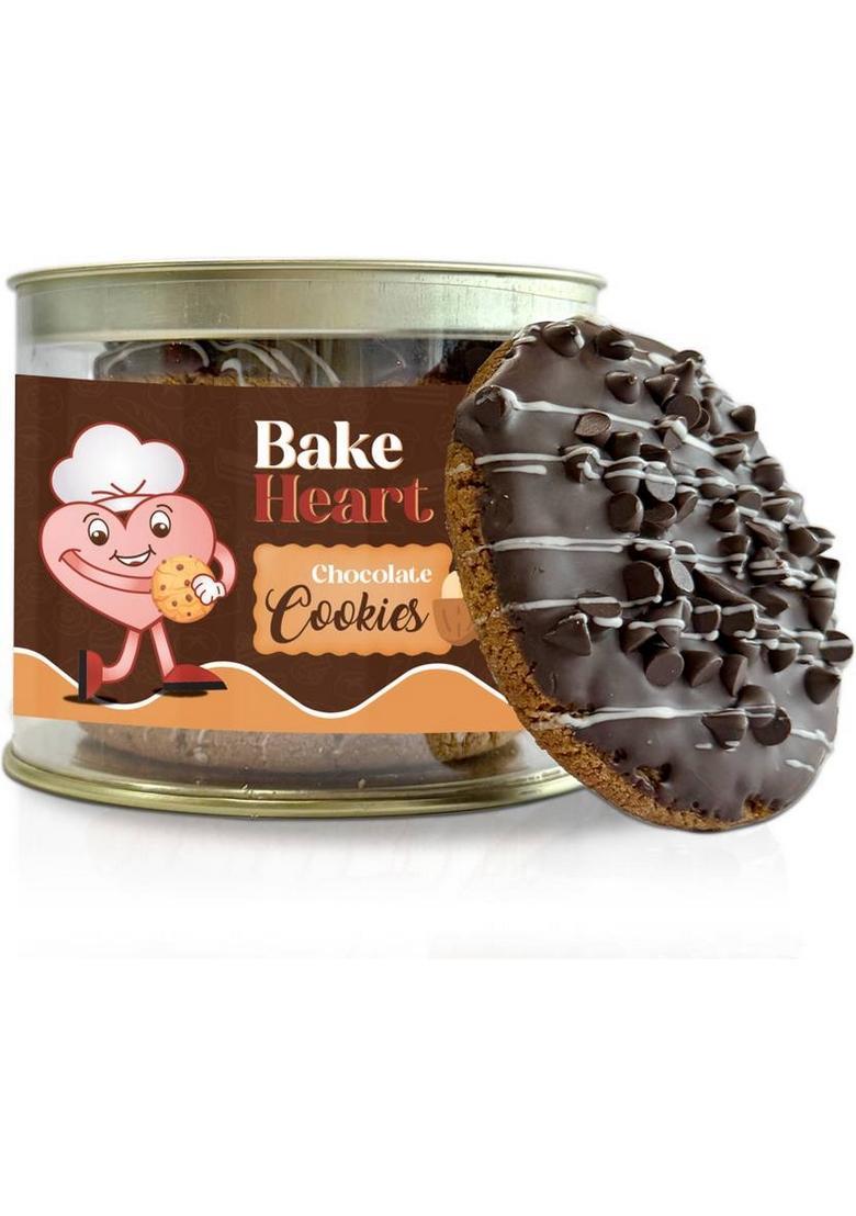 Bakeheart Chocolate Cookies Biscuit | Choco Chips Biscuits Eggless Bakery (200 G)