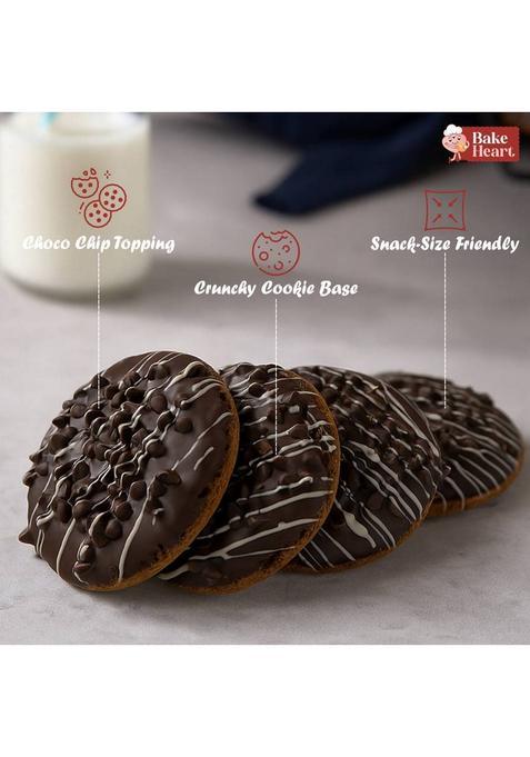 Bakeheart Chocolate Cookies Biscuit | Choco Chips Biscuits Eggless Bakery (200 G)