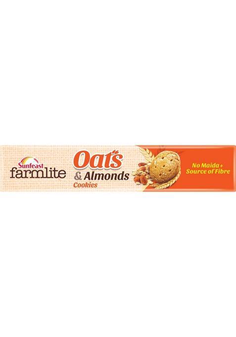 Sunfeast Farmlite Oats & Almonds Cookies Biscuit (300 G)