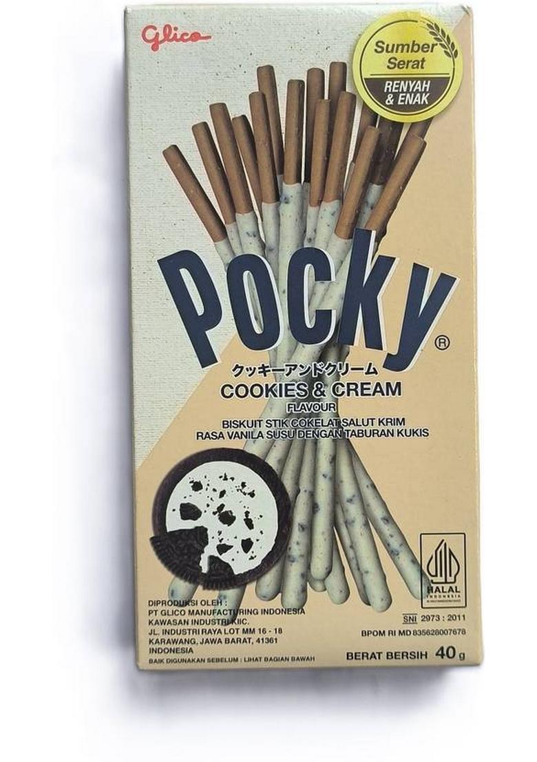 Pocky Cookies & Cream Flavour Biscuit Sticks Imported Assorted (40 G)