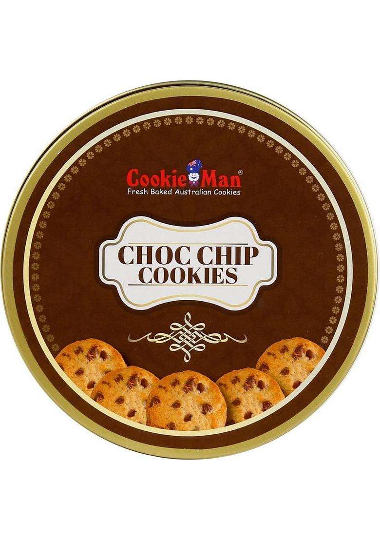 Cookieman Gift Pack | Choco Chip Cookies In Tin Box Biscuit (600 G) - Indya