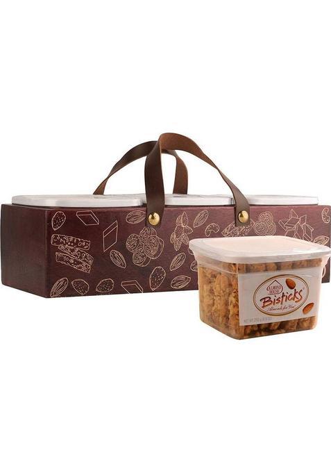 Almond House Bisticks Baked Cookies Multi Grain Biscuit (3 X 250 G)