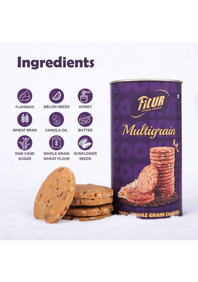 Fitur Multigrain Cookies Healthy, Delicious, & Nutritious Snack Option Biscuit (170 G)