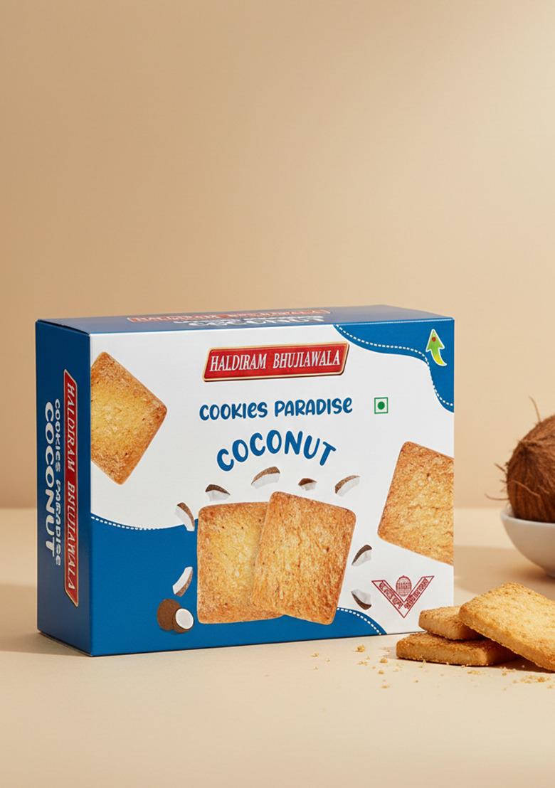 Haldiram Bhujiawala Coconut Cookie Cookies Biscuit (250 G)