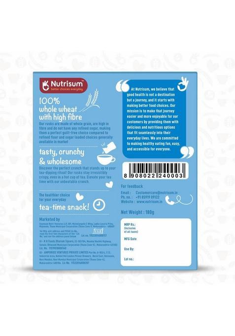 Nutrisum Whole Wheat Rusk