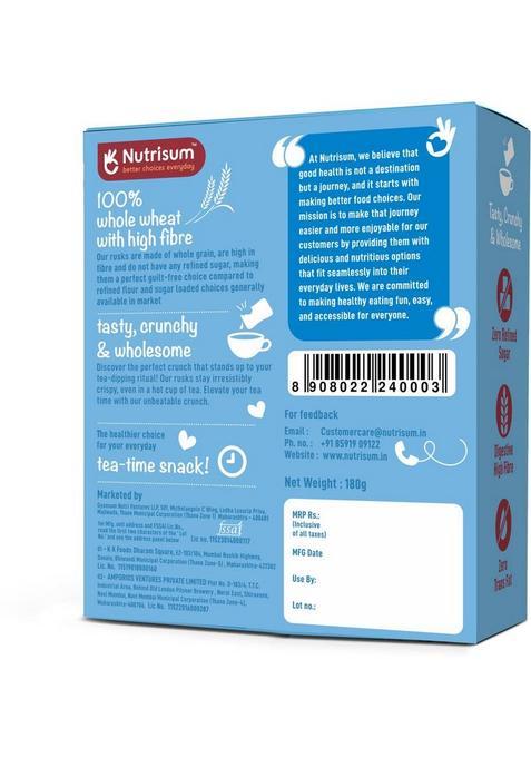 Nutrisum Whole Wheat Rusk