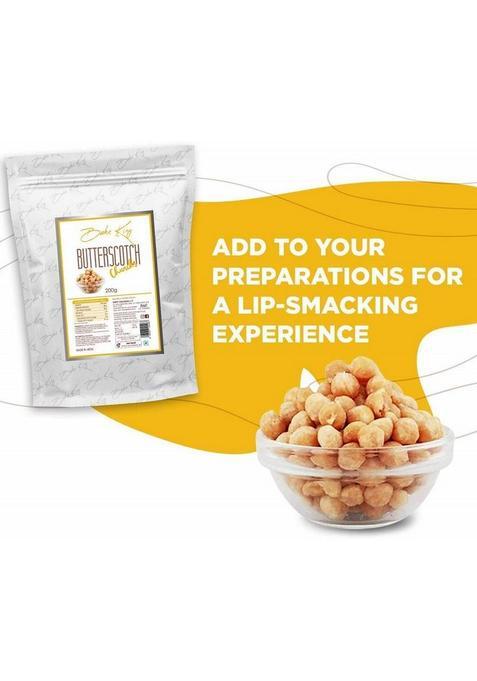 Bake King Butterscotch Chips Chunks Candy Bits, Crunchies For Cake, Ice Cream, Shakes, Pancakes, Muffins And Confections (200 Gm) Digestive Biscuit G)