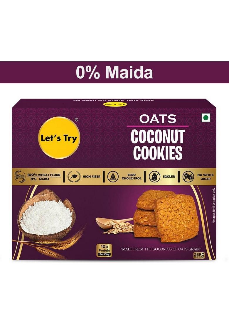 Let'S Try Oats Coconut Cookies Biscuit (100 G)