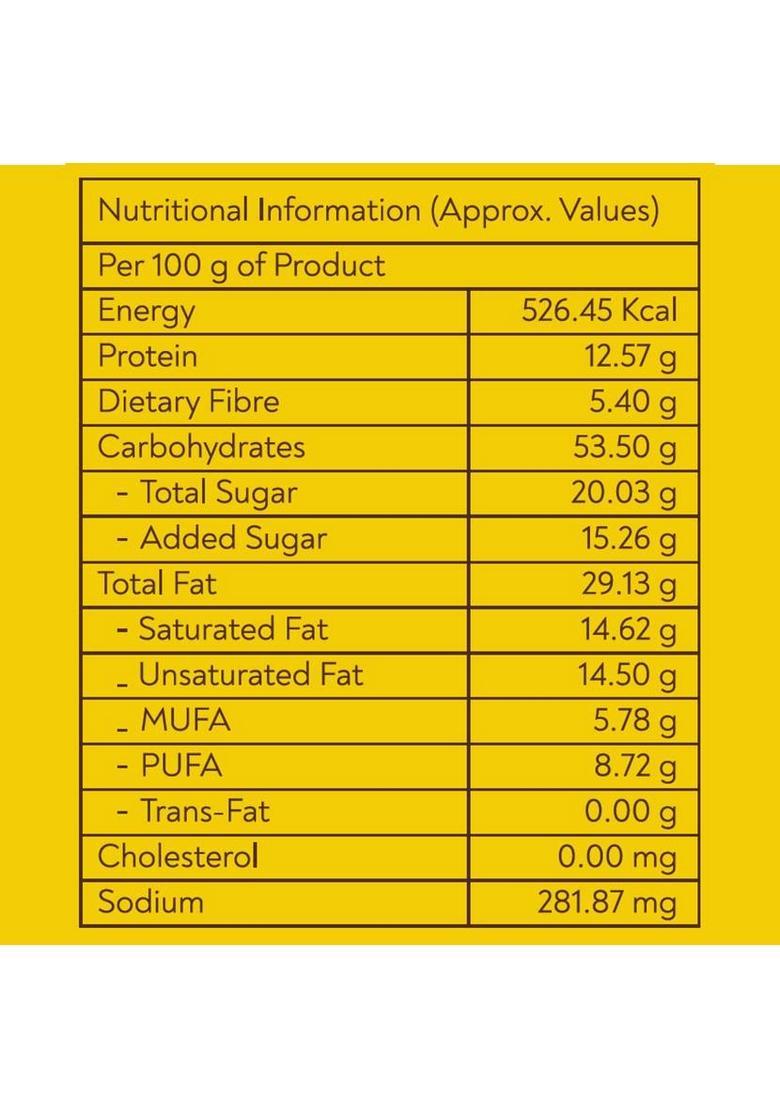 The Snack Company Healthy Multi Seed Cookies With Natural Ginger & Turmeric I 33% Nuts And Seeds Biscuit (28 X 15 G)