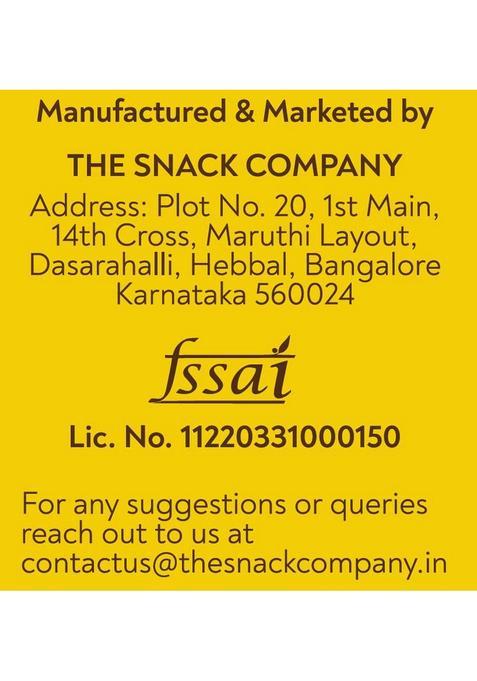 The Snack Company Healthy Multi Seed Cookies With Natural Ginger & Turmeric I 33% Nuts And Seeds Biscuit (28 X 15 G)