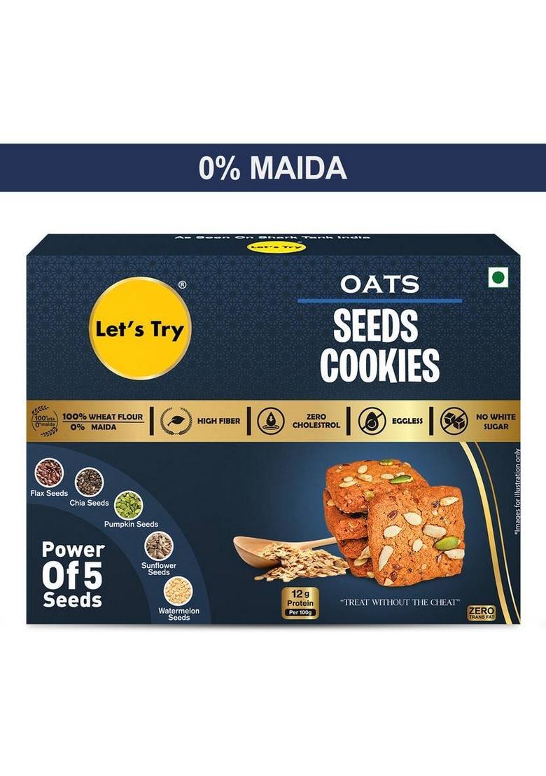 Let'S Try Oats Seeds Cookies Biscuit (100 G)
