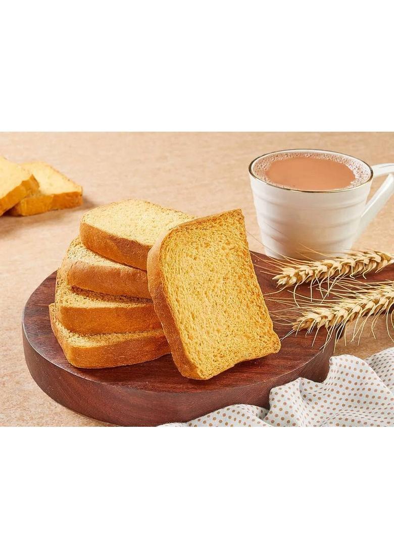 The Paratha & Ready Bites Premium Tea Time Toast Rusk Crunchy Flavored Sesame Bakery Biscuit (500 G)